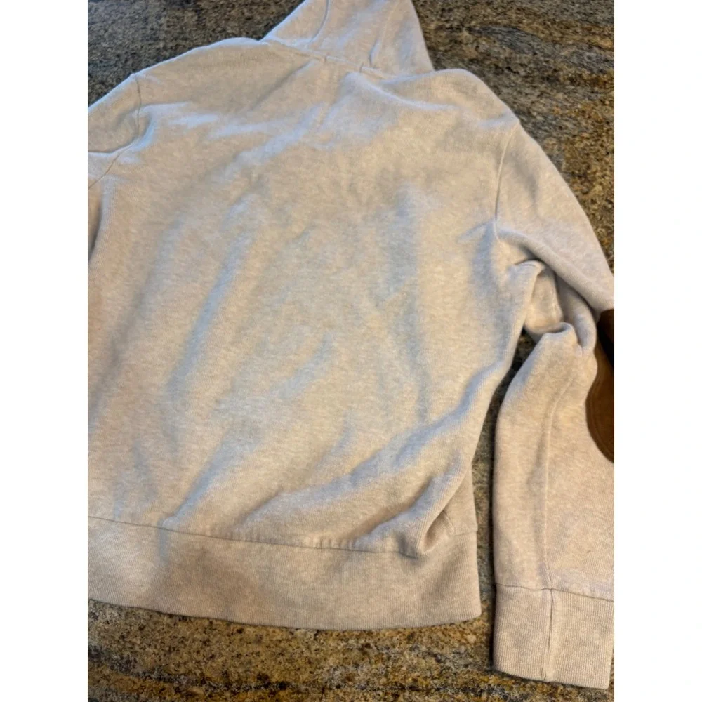 Polo Ralph Lauren Men's Light Tan Cotton Knit Mock Neck Pullover Sweater‎ M